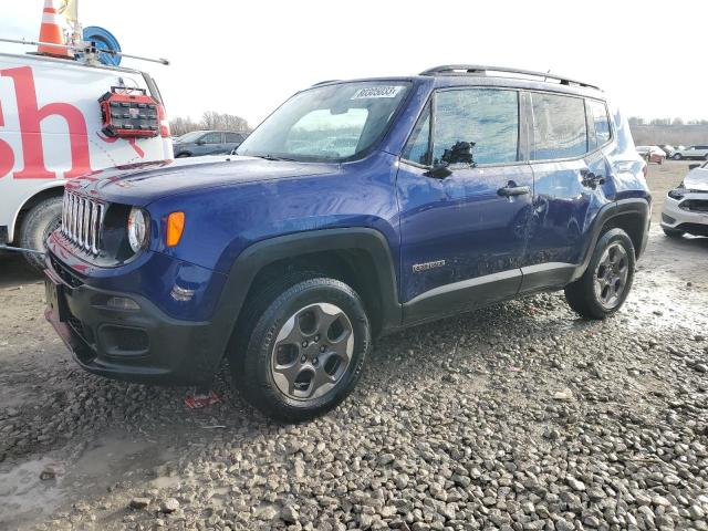 ZACCJBAB1HPE67455 - 2017 JEEP RENEGADE SPORT BLUE photo 1