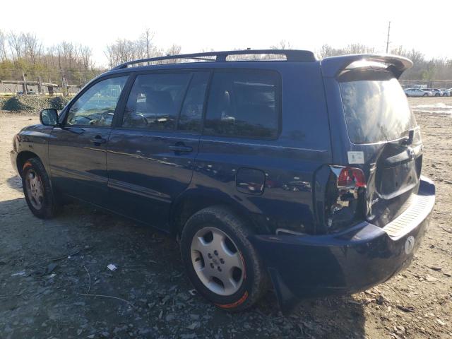 JTEEP21A570226531 - 2007 TOYOTA HIGHLANDER SPORT BLUE photo 2