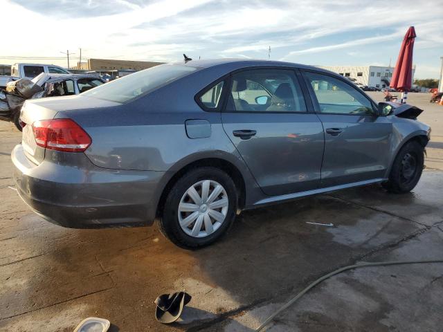 1VWAP7A37CC056468 - 2012 VOLKSWAGEN PASSAT S GRAY photo 3