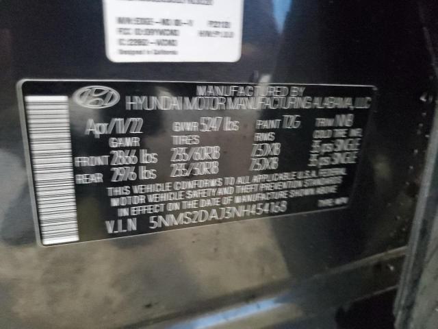 5NMS2DAJ3NH454168 - 2022 HYUNDAI SANTA FE SEL 石墨色 照片 13