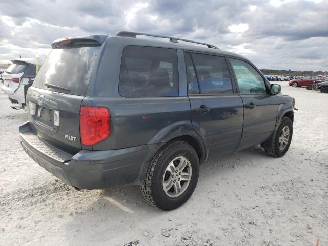 2HKYF18594H532458 - 2004 HONDA PILOT EXL GRAY photo 3