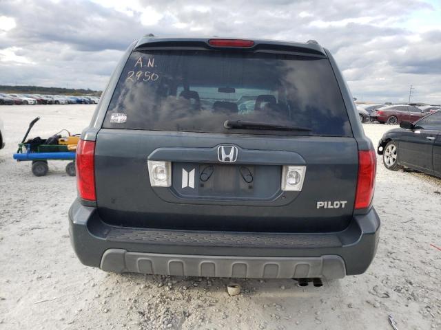 2HKYF18594H532458 - 2004 HONDA PILOT EXL GRAY photo 6