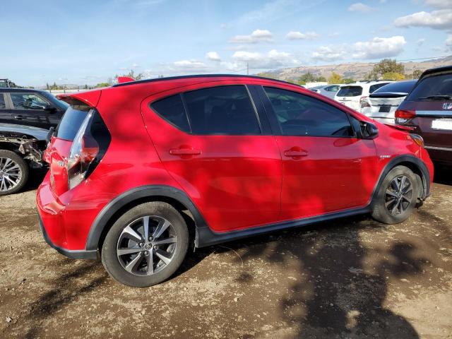 JTDKDTB38J1608897 - 2018 TOYOTA PRIUS C RED photo 3