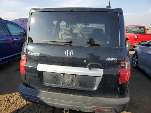 5J6YH2H71AL001371 - 2010 HONDA ELEMENT EX BLACK photo 6