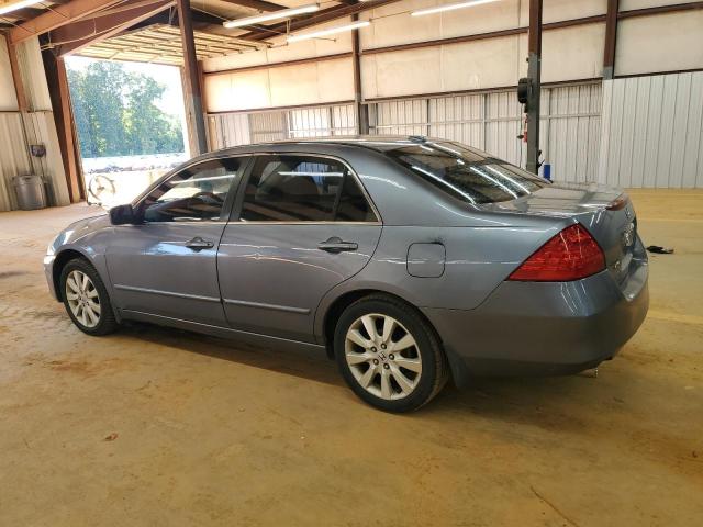 1HGCM66587A090561 - 2007 HONDA ACCORD EX BLUE photo 2