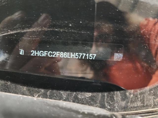 2HGFC2F86LH577157 - 2020 HONDA CIVIC SPORT თეთრი ფოტო 12