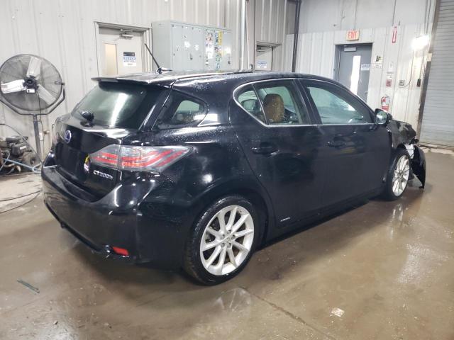 JTHKD5BHXB2025801 - 2011 LEXUS CT 200 BLACK photo 3