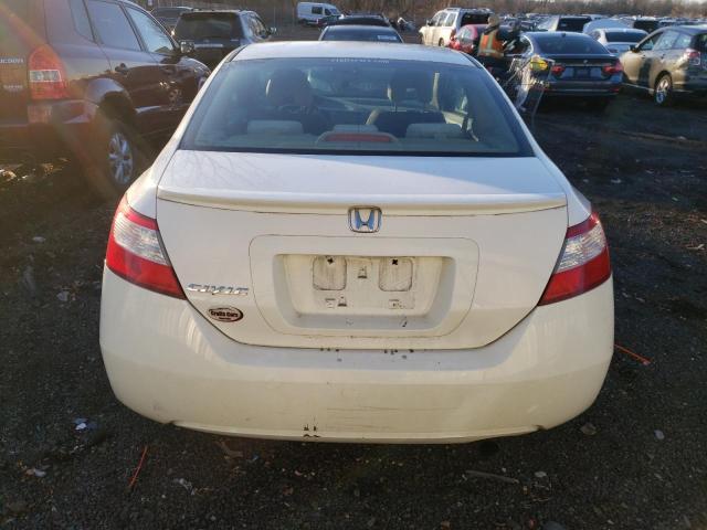 2HGFG12808H511876 - 2008 HONDA CIVIC EX WHITE photo 6