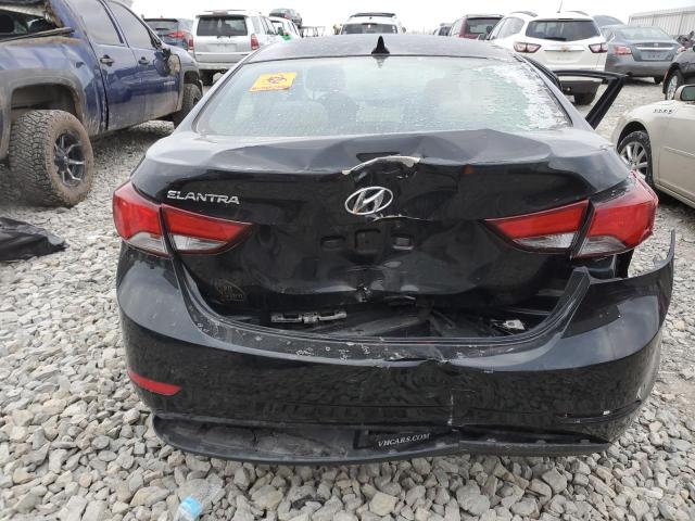 KMHDH4AE5EU143887 - 2014 HYUNDAI ELANTRA SE BLACK photo 6