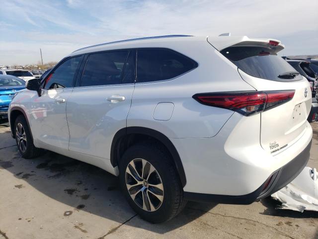 5TDGZRAH5MS053986 - 2021 TOYOTA HIGHLANDER XLE WHITE photo 2