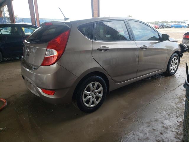 KMHCT5AE5CU022158 - 2012 HYUNDAI ACCENT GLS BROWN photo 3