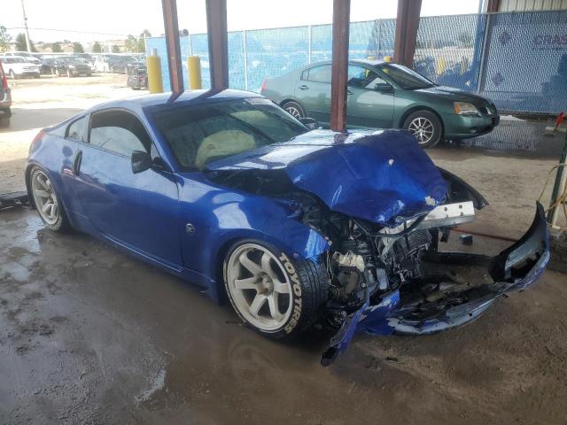 JN1AZ34DX6M308595 - 2006 NISSAN 350Z COUPE BLUE photo 4