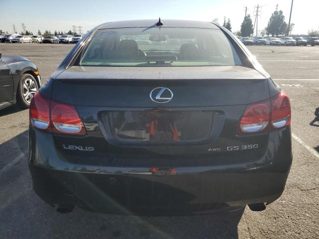 JTHCE96SX80017569 - 2008 LEXUS GS 350 BLACK photo 6