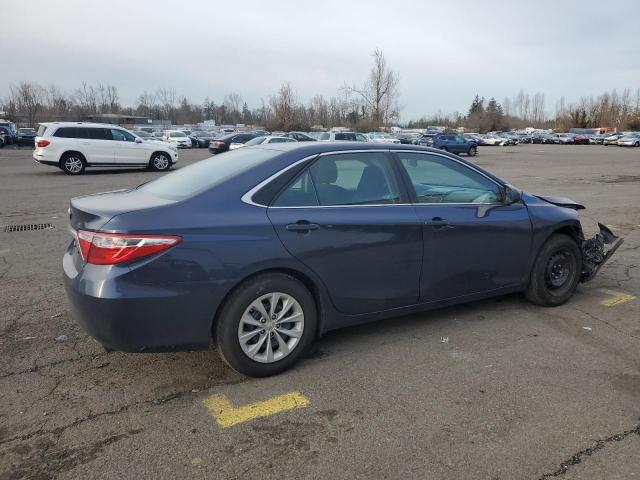 4T4BF1FK0GR550602 - 2016 TOYOTA CAMRY LE BLUE photo 3