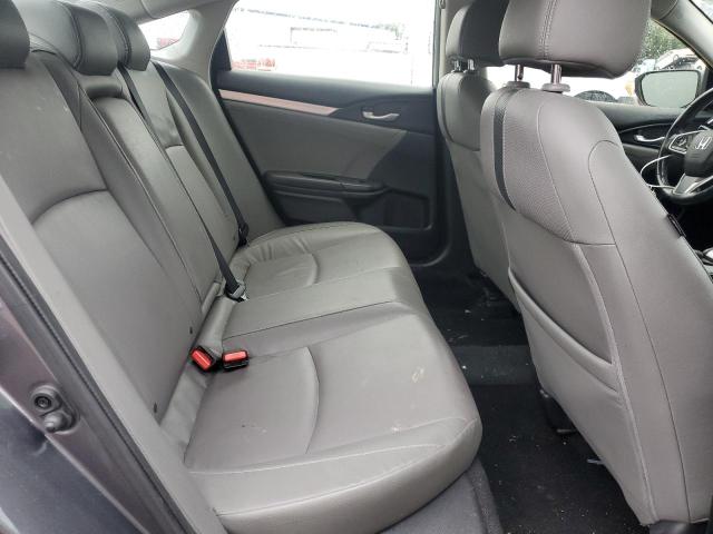 JHMFC1F76JX013872 - 2018 HONDA CIVIC EXL Gris foto 10
