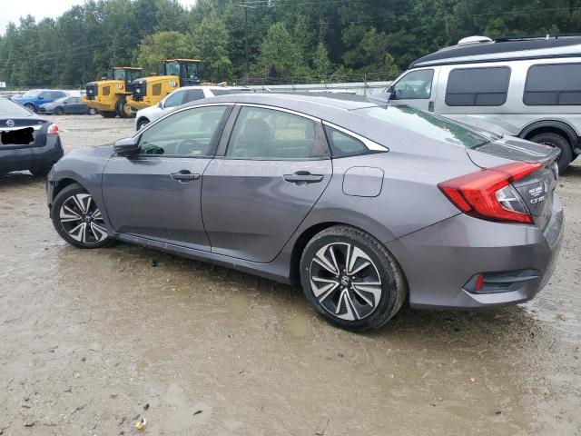 JHMFC1F76JX013872 - 2018 HONDA CIVIC EXL Gris foto 2
