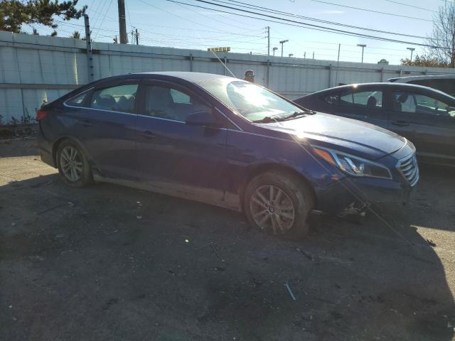 5NPE24AF6HH515836 - 2017 HYUNDAI SONATA SE BLUE photo 4