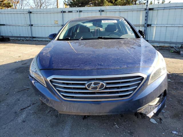 5NPE24AF6HH515836 - 2017 HYUNDAI SONATA SE BLUE photo 5