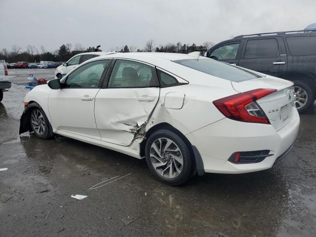 19XFC2F72JE209847 - 2018 HONDA CIVIC EX WHITE photo 2