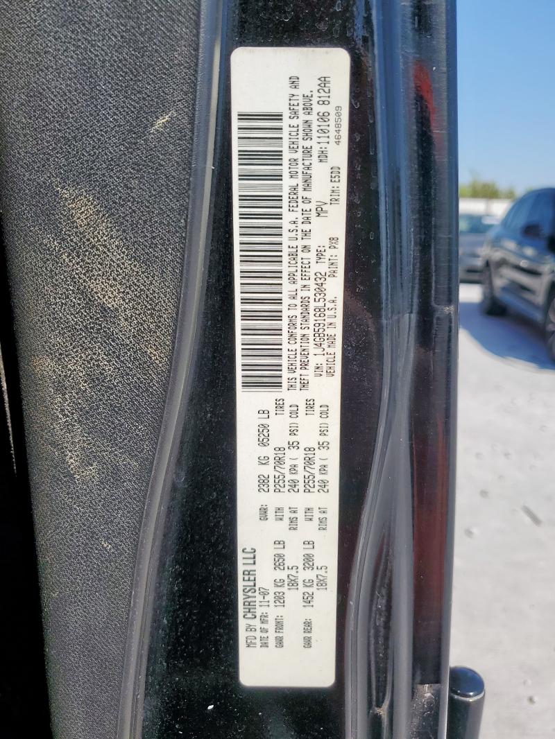 1J4GB59168L530432 - 2008 JEEP WRANGLER U SAHARA BLACK photo 12