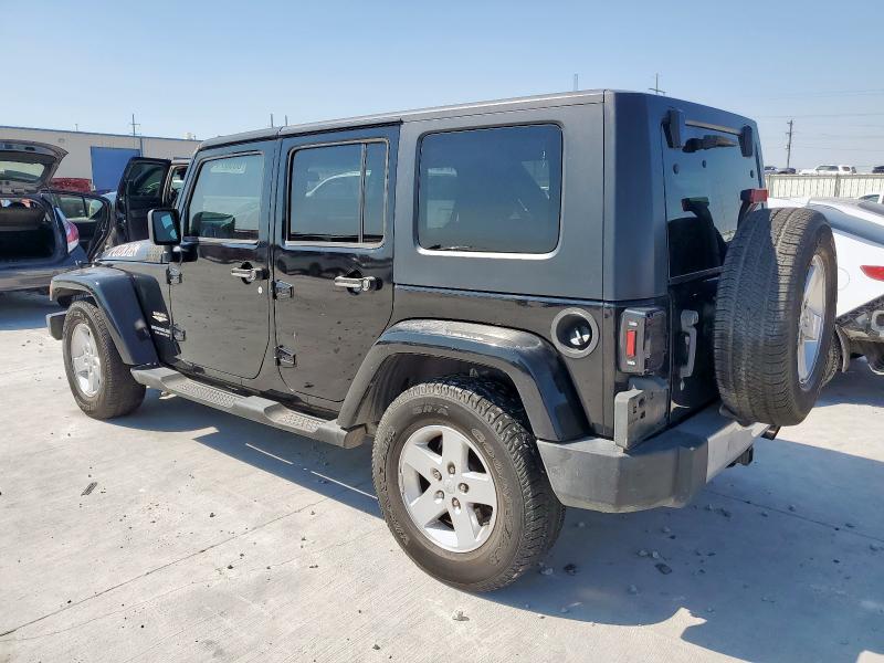 1J4GB59168L530432 - 2008 JEEP WRANGLER U SAHARA BLACK photo 2