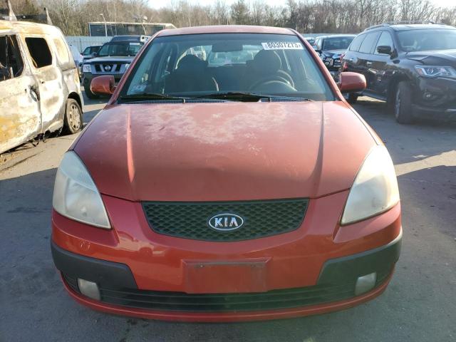 KNADE163X76222950 - 2007 KIA RIO 5 SX RED photo 5