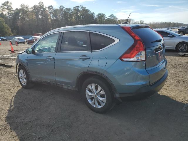 2HKRM3H79EH552461 - 2014 HONDA CR-V EXL GREEN photo 2