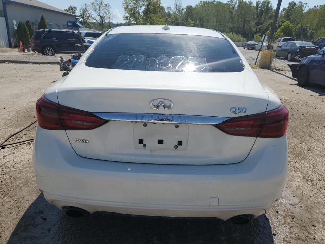 JN1EV7AR1JM430307 - 2018 INFINITI Q50 LUXE WHITE photo 6