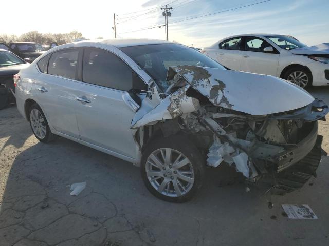 3N1AB7AP3DL661794 - 2013 NISSAN SENTRA S WHITE photo 4