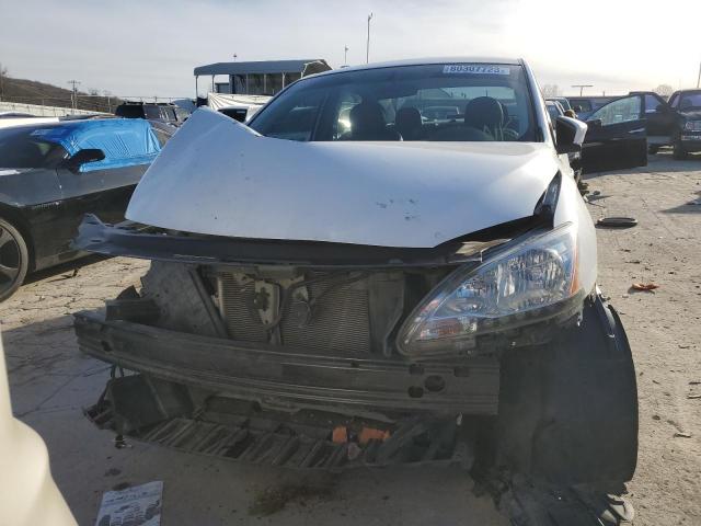 3N1AB7AP3DL661794 - 2013 NISSAN SENTRA S WHITE photo 5