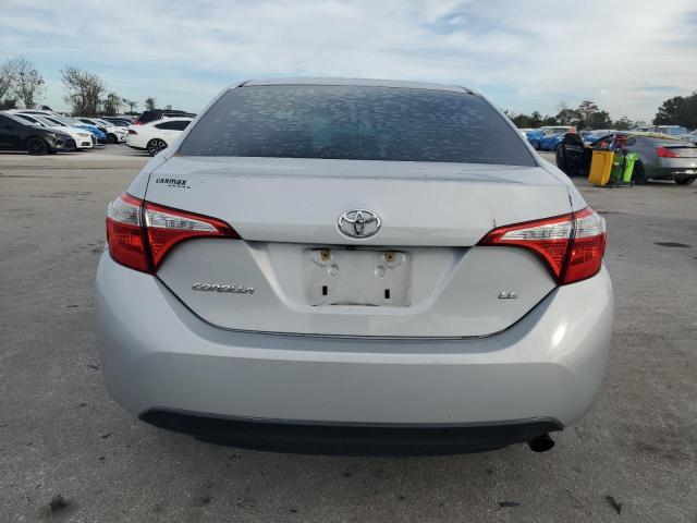 2T1BURHEXEC165827 - 2014 TOYOTA COROLLA L SILVER photo 6