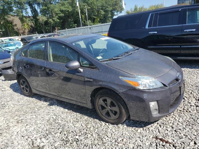 JTDKN3DU1A0045989 - 2010 TOYOTA PRIUS ნაცრისფერი ფოტო 4