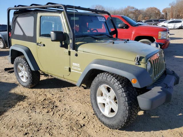 1C4AJWAG6DL577748 - 2013 JEEP WRANGLER SPORT GREEN photo 4