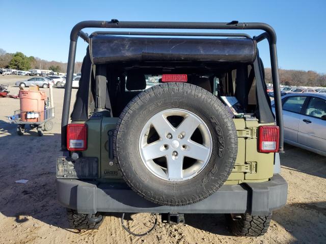 1C4AJWAG6DL577748 - 2013 JEEP WRANGLER SPORT GREEN photo 6