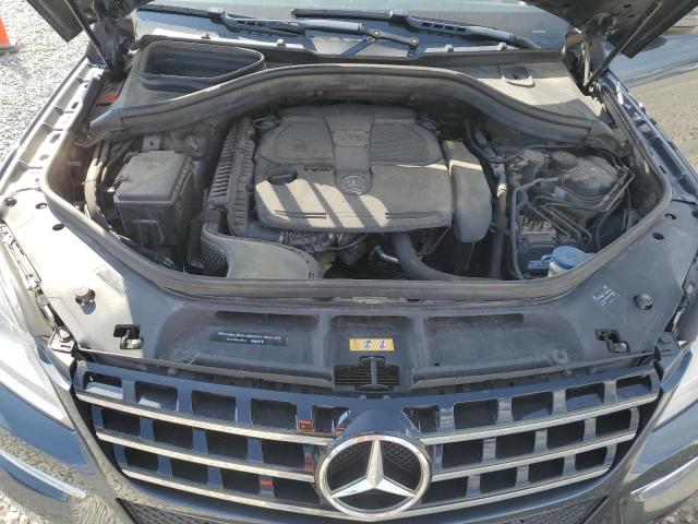 4JGDA5HB6FA615359 - 2015 MERCEDES-BENZ ML 350 4MATIC BLUE photo 12