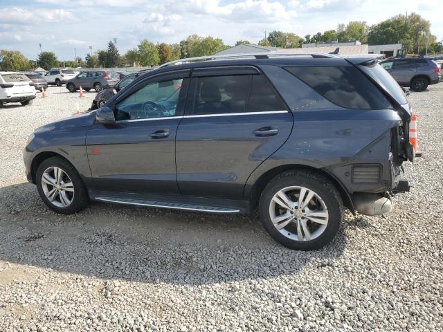 4JGDA5HB6FA615359 - 2015 MERCEDES-BENZ ML 350 4MATIC BLUE photo 2