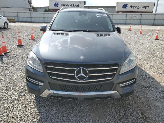 4JGDA5HB6FA615359 - 2015 MERCEDES-BENZ ML 350 4MATIC BLUE photo 5