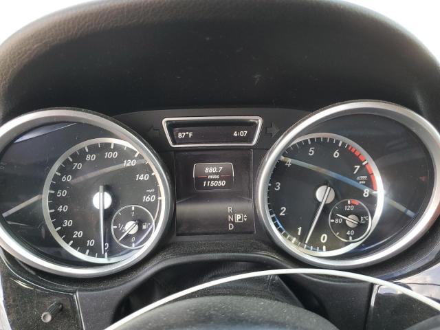 4JGDA5HB6FA615359 - 2015 MERCEDES-BENZ ML 350 4MATIC BLUE photo 9