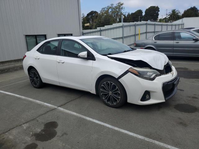 2T1BURHE2FC311445 - 2015 TOYOTA COROLLA L WHITE photo 4