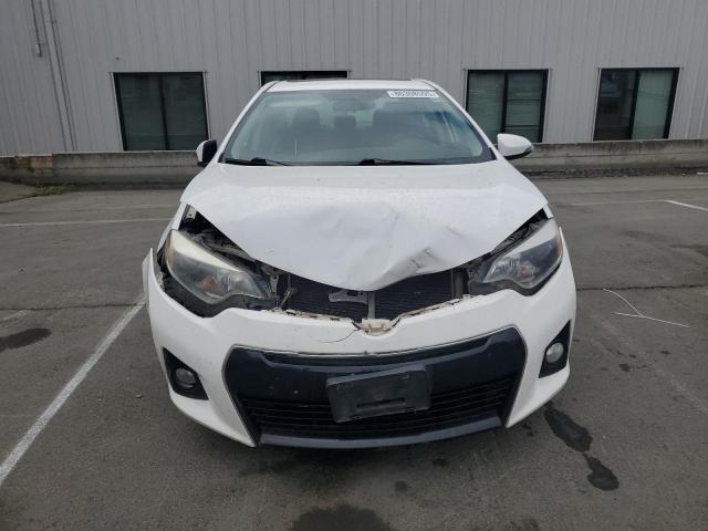 2T1BURHE2FC311445 - 2015 TOYOTA COROLLA L WHITE photo 5