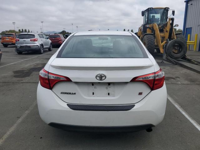 2T1BURHE2FC311445 - 2015 TOYOTA COROLLA L WHITE photo 6