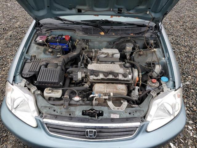 2HGEJ8648XH587437 - 1999 HONDA CIVIC EX BLUE photo 11