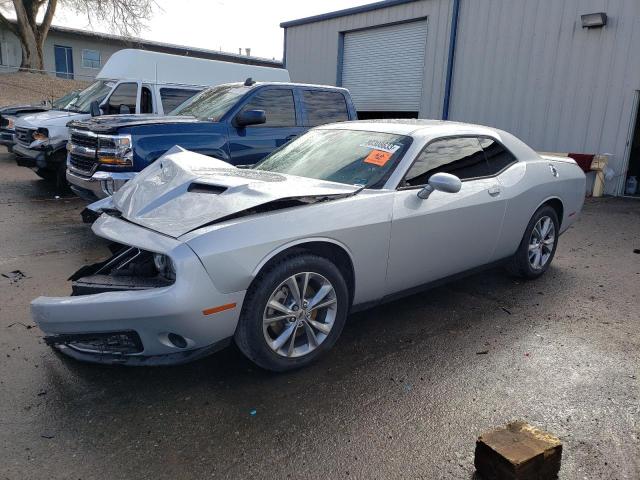 2C3CDZGGXNH137835 - 2022 DODGE CHALLENGER SXT SILVER photo 1