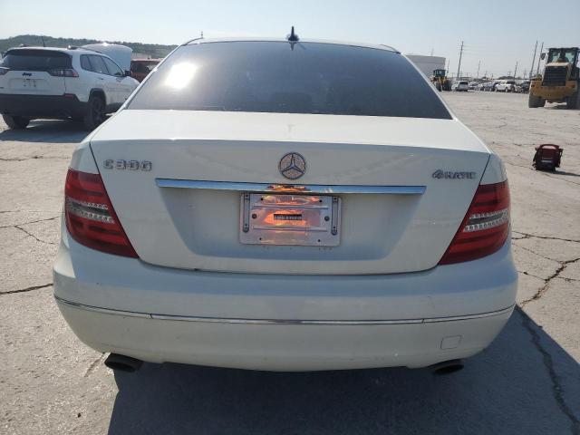 WDDGF8BB1CA719711 - 2012 MERCEDES-BENZ C 300 4MATIC WHITE photo 6