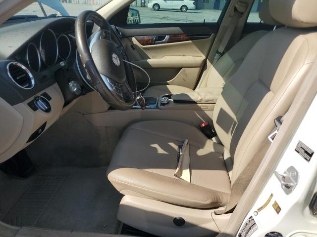 WDDGF8BB1CA719711 - 2012 MERCEDES-BENZ C 300 4MATIC WHITE photo 7