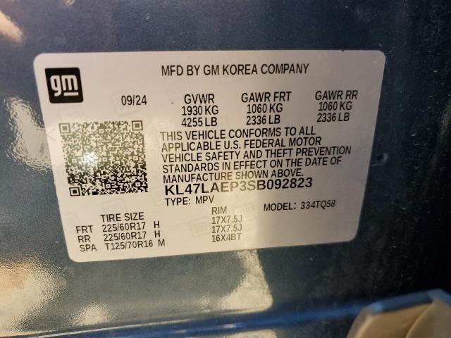 KL47LAEP3SB092823 - 2025 BUICK ENVISTA PREFERRED ლურჯი ფოტო 13