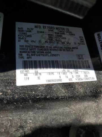 5LMFU27537LJ25071 - 2007 LINCOLN NAVIGATOR BLACK photo 14