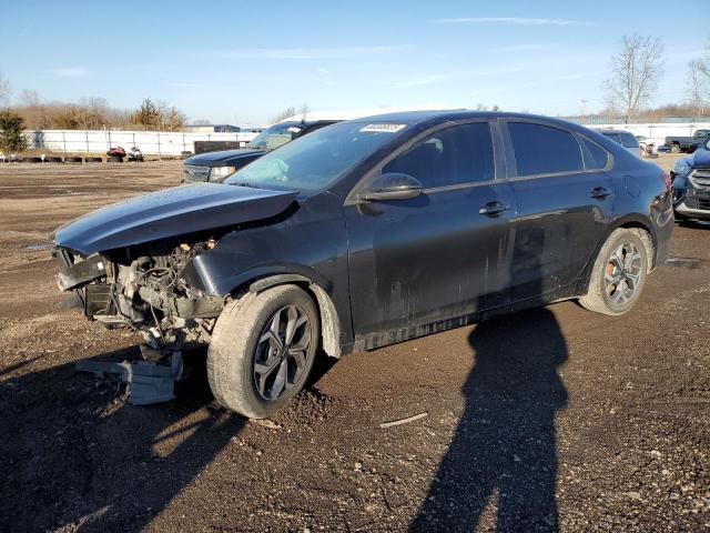 3KPF24AD3KE009394 - 2019 KIA FORTE FE BLACK photo 1