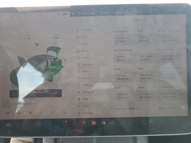 5YJ3E1EB4NF261638 - 2022 TESLA MODEL 3 رمادي صورة 9