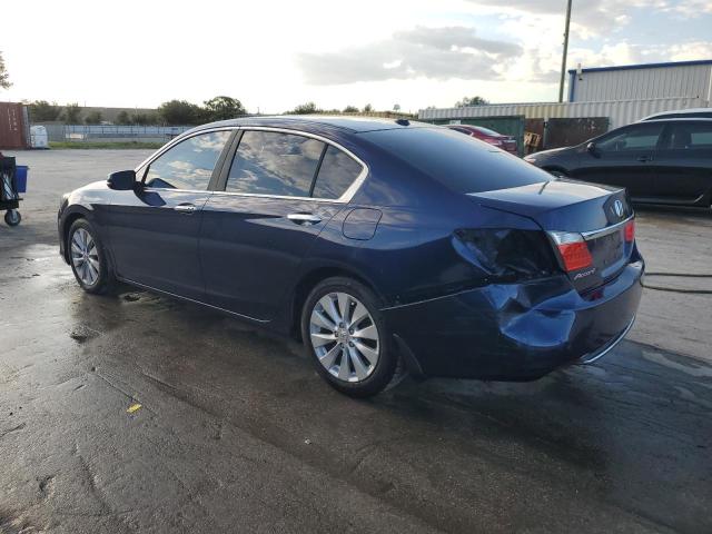 1HGCR2F8XEA191991 - 2014 HONDA ACCORD EXL BLUE photo 2